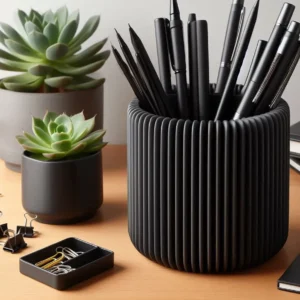 حامل أقلام مضلع التصميم الحديث